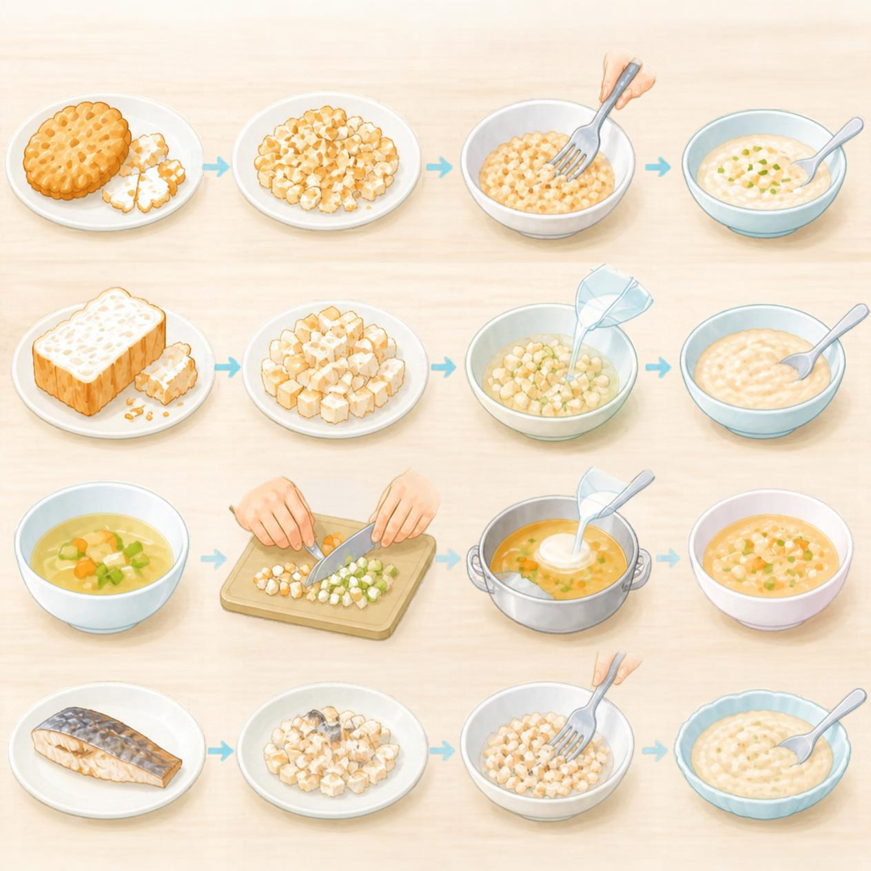 食事の形態の見直し